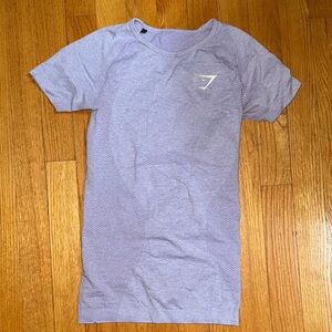 Gymshark Purple Seamless Short Sleeve Top